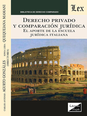 cover image of Derecho privado y comparación jurídica